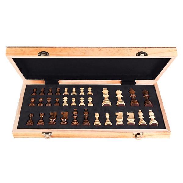magnetic wooden chess set with 80mm chess pieces interior for storage kids beginner large board 30/40cm gift toy
magnetic wooden chess set with 80mm chess pieces interior for storage kids beginner large board 30/40cm gift toy