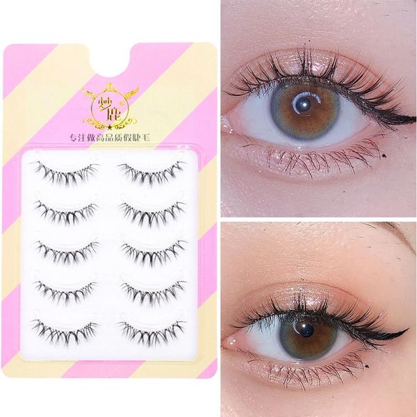 false eyelashes 5 pairs fake extension natural long soft eye lashes handmade cross beginner full strip makeup tools
false eyelashes 5 pairs fake extension natural long soft eye lashes handmade cross beginner full strip makeup tools