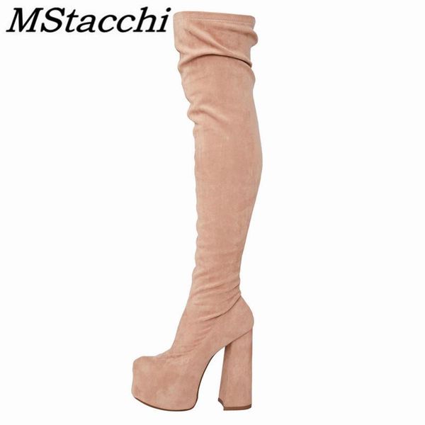 mstacchi suede platform crude heel women long boots zipper solid color new classics comfortable madam shoes ensemble hiver femme, Black
mstacchi suede platform crude heel women long boots zipper solid color new classics comfortable madam shoes ensemble hiver femme, Black