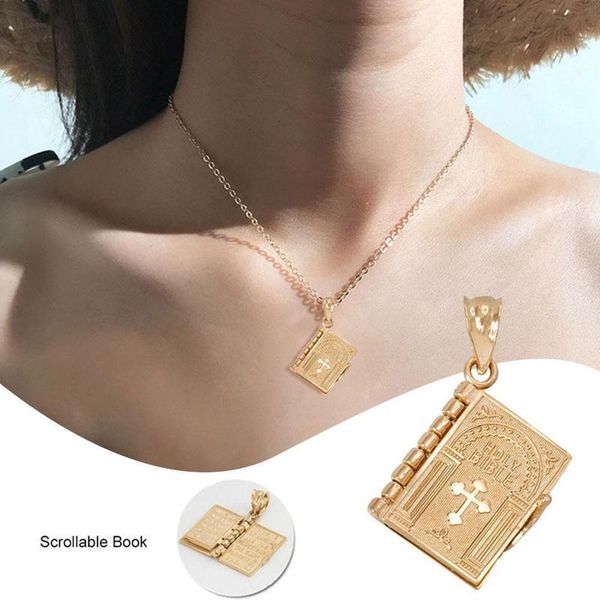 medallion bible necklace christian miniature readable bible 3d book necklace catholic jewelry religious, Silver
medallion bible necklace christian miniature readable bible 3d book necklace catholic jewelry religious, Silver