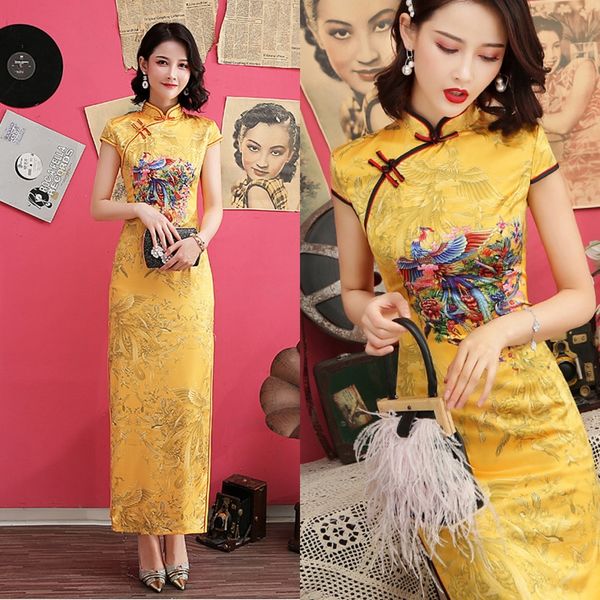 yjmkr 2019 cheongsam dress young skirt skirtgirl elegant skirtcheongsam improved chinese style show new long new 2l9ku, Black;gray
yjmkr 2019 cheongsam dress young skirt skirtgirl elegant skirtcheongsam improved chinese style show new long new 2l9ku, Black;gray