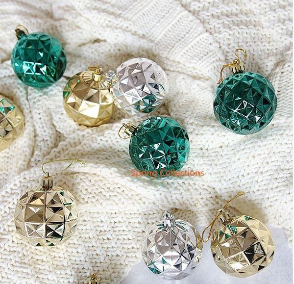 6pcs/lot 60mm gold/silver/green christmas tree decorations ball hanging christmas ball ornaments for festival/parties1
6pcs/lot 60mm gold/silver/green christmas tree decorations ball hanging christmas ball ornaments for festival/parties1
