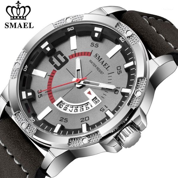 smael watches men quartz watch fashion date watch reloj hombre sport clock male hour relogio masculino1, Slivery;brown
smael watches men quartz watch fashion date watch reloj hombre sport clock male hour relogio masculino1, Slivery;brown