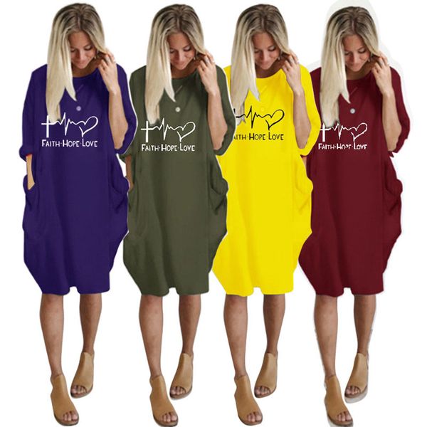 women dresses loose pocket casual dress letter print t shirts dress plus size ladies dresses female clothes 051008, Black;gray
women dresses loose pocket casual dress letter print t shirts dress plus size ladies dresses female clothes 051008, Black;gray