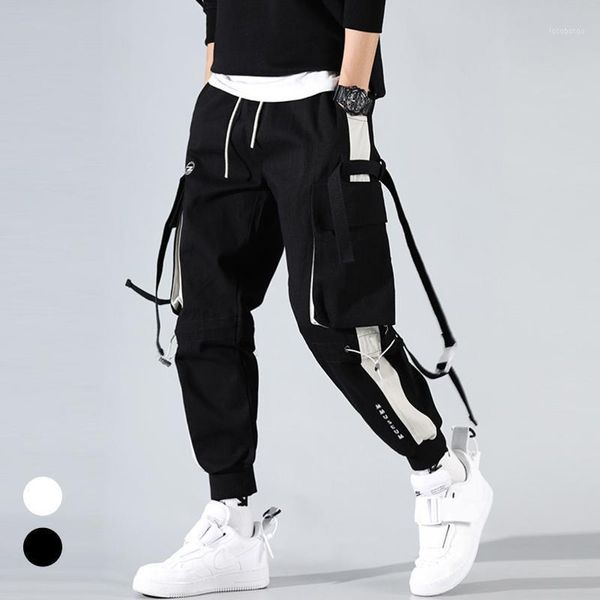 men's pants men sweatshirts jogging casual hip hop drawstring multi pockets straps ankle tied long cargo trousers1, Black
men's pants men sweatshirts jogging casual hip hop drawstring multi pockets straps ankle tied long cargo trousers1, Black