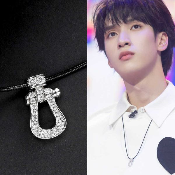 time youth league yan haoxiang same jewelry zircon horseshoe buckle necklace female light luxury minority design sense senior male, Silver
time youth league yan haoxiang same jewelry zircon horseshoe buckle necklace female light luxury minority design sense senior male, Silver