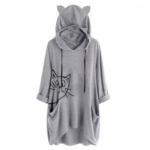 women's hoodies & sweatshirts christmas 2021 oversized women harajuku print cat ear hooded long sleeve pocket sweatshirt winter sudader, Black
women's hoodies & sweatshirts christmas 2021 oversized women harajuku print cat ear hooded long sleeve pocket sweatshirt winter sudader, Black