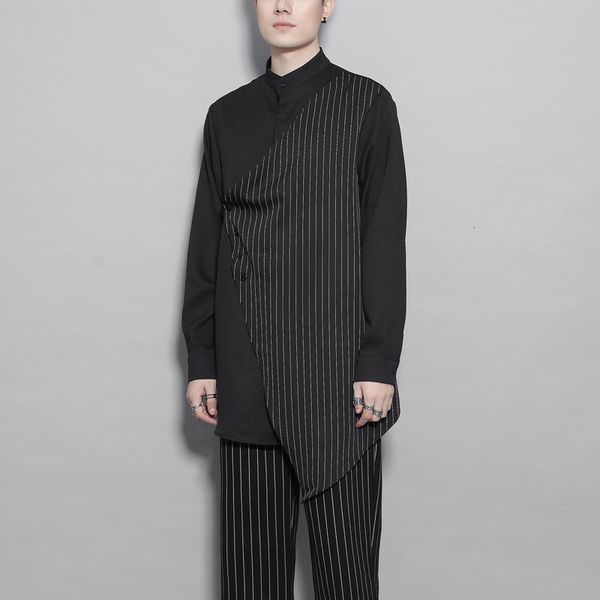 2021 new men's original british personality stripping thin splicing on long sleeves. bic4, White;black
2021 new men's original british personality stripping thin splicing on long sleeves. bic4, White;black