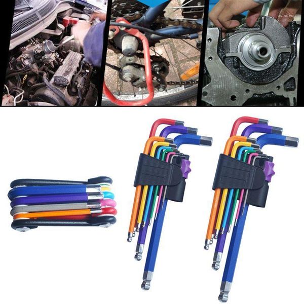 9pcs anticorrosion hex allen key wrench set inner hexagon torx spanner colour coding wear resistant screwdriver repair tool1
9pcs anticorrosion hex allen key wrench set inner hexagon torx spanner colour coding wear resistant screwdriver repair tool1
