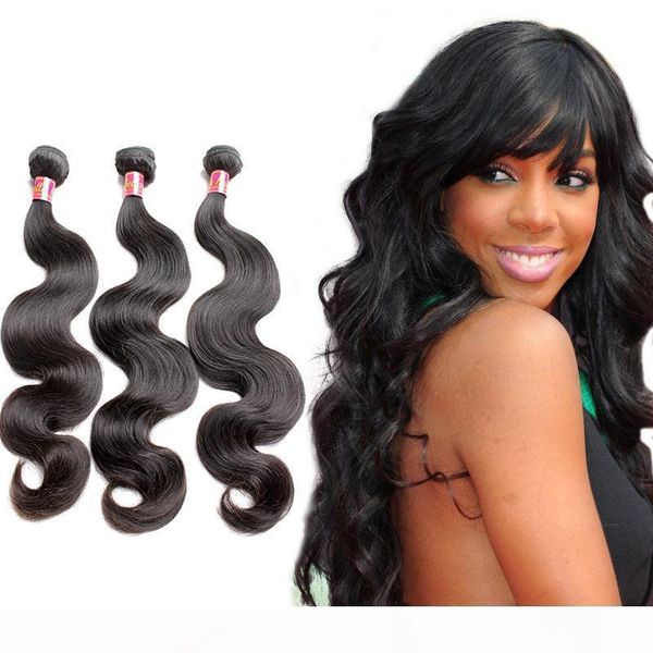 bella hair unprocessed indian human hair weave natural color body wave hair bundles with lace closure ing, Black
bella hair unprocessed indian human hair weave natural color body wave hair bundles with lace closure ing, Black