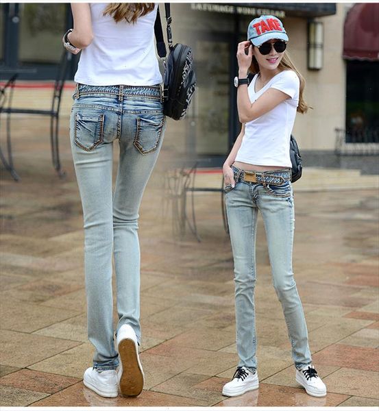 2021 new spring and summer new plus size cotton female women girls elastic skinny low waist pencil pants jeans clothing clothes, Blue
2021 new spring and summer new plus size cotton female women girls elastic skinny low waist pencil pants jeans clothing clothes, Blue