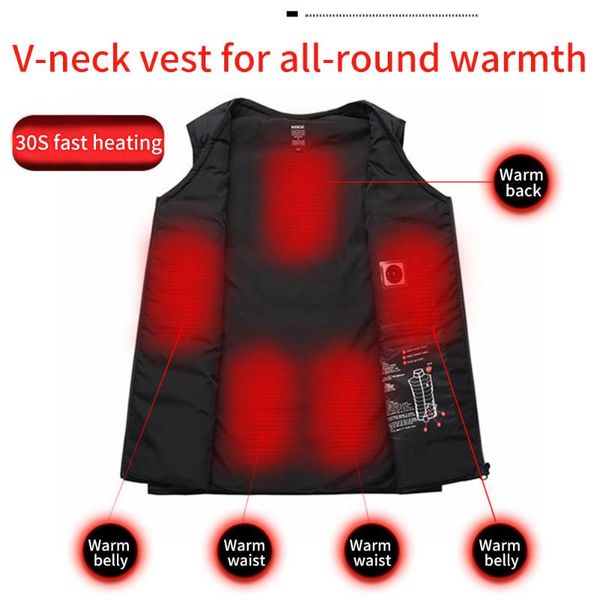 carbon fiber hiking adults washable keep warm 3 temperature levels riding outdoor camping electric heated vest usb heating solid, Gray;blue
carbon fiber hiking adults washable keep warm 3 temperature levels riding outdoor camping electric heated vest usb heating solid, Gray;blue