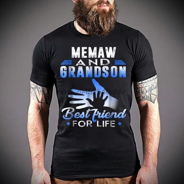 sport awesome funny memaw and grandson friends for life shirt