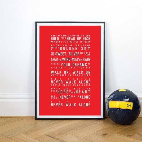 paintings you'll never walk alone lyrics canvas art prints poster , football club painting home wall decoration1
paintings you'll never walk alone lyrics canvas art prints poster , football club painting home wall decoration1