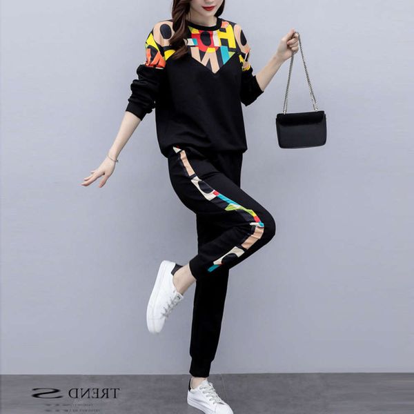 autumn 2020 new large women's suit cover belly leisure fashion temperament versatile show thin two-piece set, Black;gray
autumn 2020 new large women's suit cover belly leisure fashion temperament versatile show thin two-piece set, Black;gray