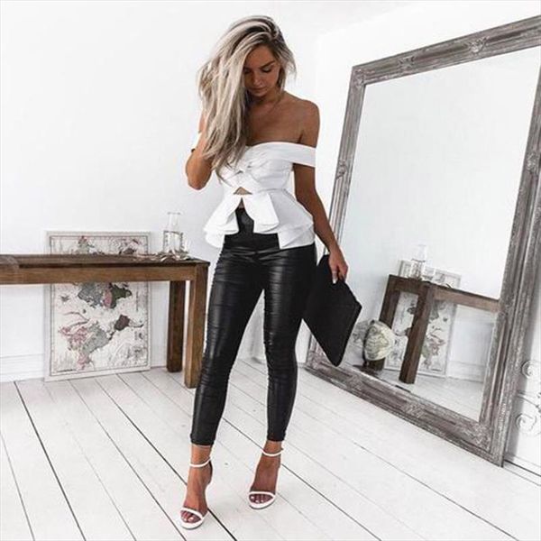 vogue women skinny leopard snakeskin print black leather leggings pants fashion female high waist slim legging pencil pants
vogue women skinny leopard snakeskin print black leather leggings pants fashion female high waist slim legging pencil pants