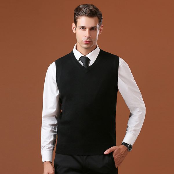 mens knit vest wool sweater thick pullover sleeveless v neck basic fashion casual smart for autumn winter bo21372211 q1113, White;black
mens knit vest wool sweater thick pullover sleeveless v neck basic fashion casual smart for autumn winter bo21372211 q1113, White;black