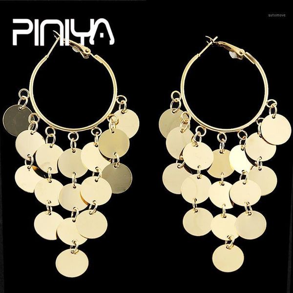 fashion tassel sequins big round coin dangle earrings set for women crystal beads drop earring gold color statement jewelry1, Silver
fashion tassel sequins big round coin dangle earrings set for women crystal beads drop earring gold color statement jewelry1, Silver