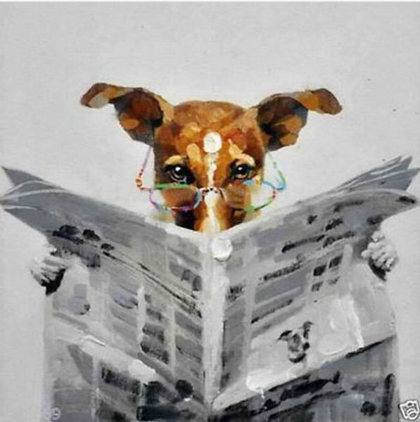 reading newspaper dog framed & unframed home decor handcrafths /d print oil painting on canvas wall art canvas pictures er52,20119
reading newspaper dog framed & unframed home decor handcrafths /d print oil painting on canvas wall art canvas pictures er52,20119