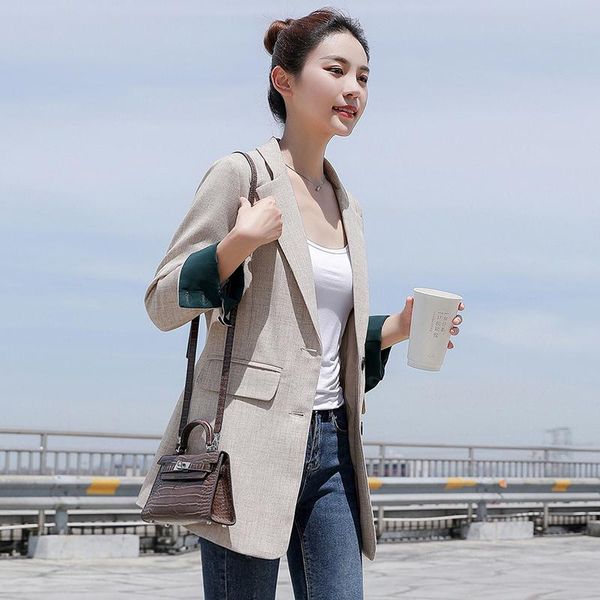 women's suits & blazers kmetram streetwear women blazer spring jacket clothes 2021 korean short trench coat female chaqueta mujer 19007, White;black
women's suits & blazers kmetram streetwear women blazer spring jacket clothes 2021 korean short trench coat female chaqueta mujer 19007, White;black