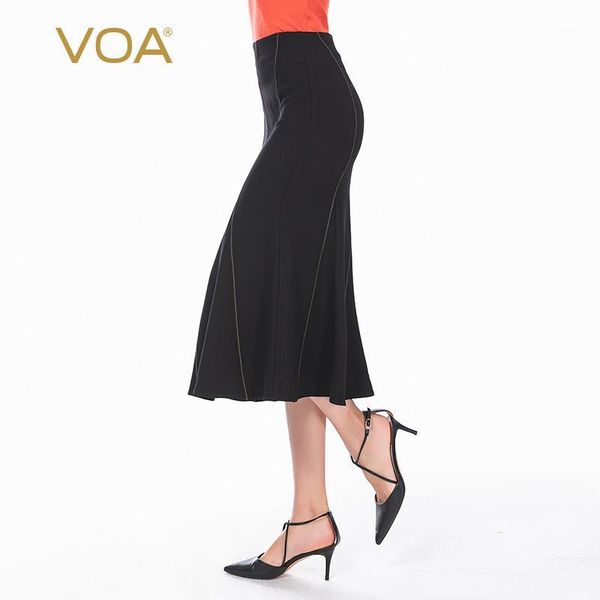 voa silk 60mm matte black heavy side zipper decorative open-line natural waist stiffness thick package hip skirt ce171
voa silk 60mm matte black heavy side zipper decorative open-line natural waist stiffness thick package hip skirt ce171
