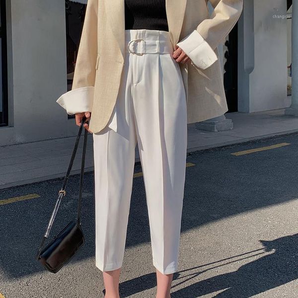 fashion 2020 spring autumn women casual pants solid high waist pencil pants straight office lady elegant trousers1, Black;white
fashion 2020 spring autumn women casual pants solid high waist pencil pants straight office lady elegant trousers1, Black;white