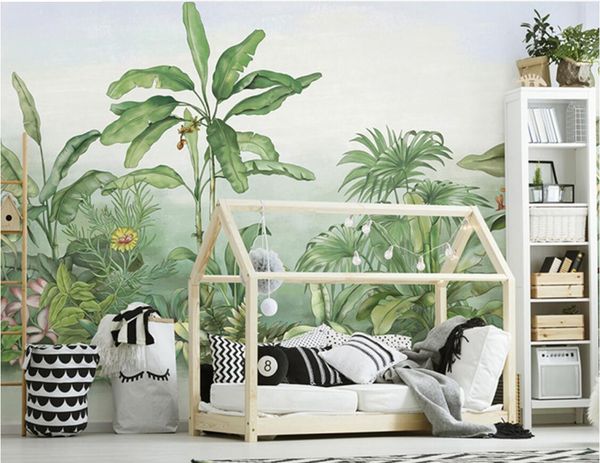 american hand painted tropical plant wallpapers banana mural tv background wall bedroom living room store wallpaper palm tree
american hand painted tropical plant wallpapers banana mural tv background wall bedroom living room store wallpaper palm tree