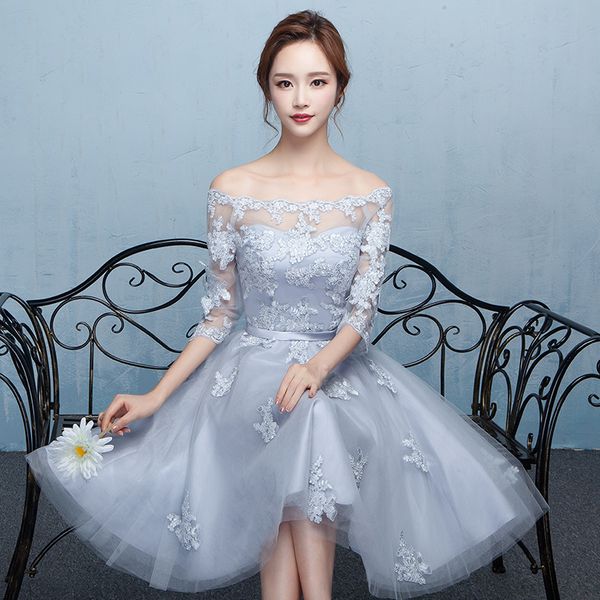 robe de soiree silver gray lace up off shoulder evening dress with appliques party dresses prom dresses tailor custom made, Black;red
robe de soiree silver gray lace up off shoulder evening dress with appliques party dresses prom dresses tailor custom made, Black;red