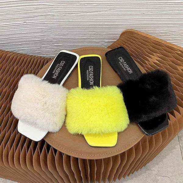 slippers nauk new foreign trade color pluh women outer wear flat bottom autumn and winter 220304, Black
slippers nauk new foreign trade color pluh women outer wear flat bottom autumn and winter 220304, Black