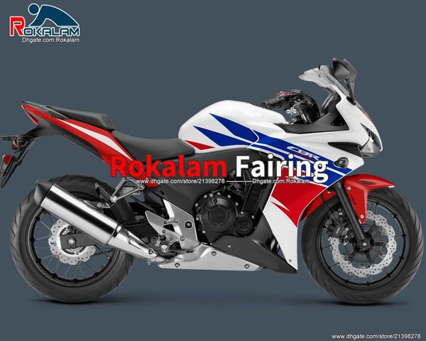 motorcycle fairings parts set for honda motorcycle cbr500r 2013 2014 cbr 500r 13 14 body bike kit (injection molding)
motorcycle fairings parts set for honda motorcycle cbr500r 2013 2014 cbr 500r 13 14 body bike kit (injection molding)