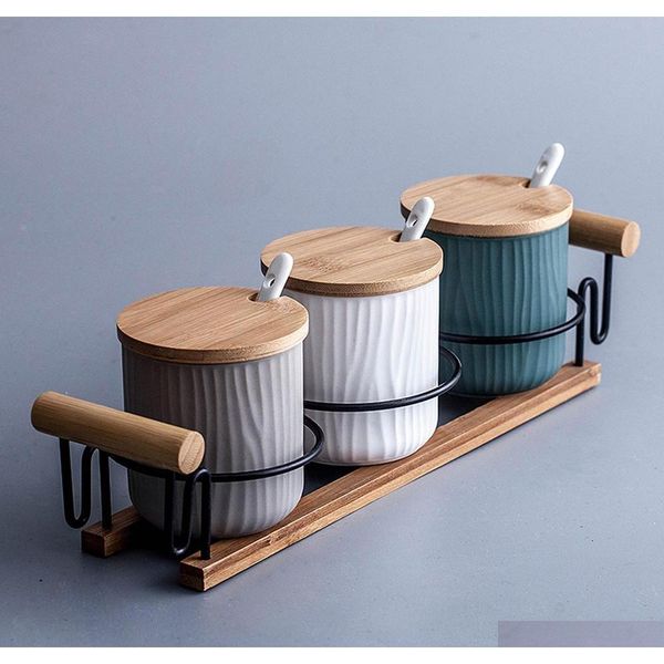 sugar bowl, ceramic spice jar connt pots with bamboo lid and ceramic spoon for h jlliyd allguy
sugar bowl, ceramic spice jar connt pots with bamboo lid and ceramic spoon for h jlliyd allguy