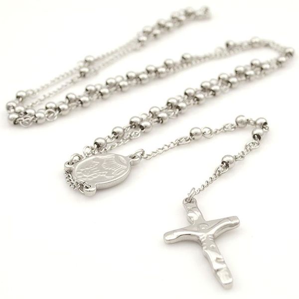 chains gokadima stainless steel necklace men jewelry or women catholic rosary beads chain cross for christmas gift, 4mm / 6mm, Silver
chains gokadima stainless steel necklace men jewelry or women catholic rosary beads chain cross for christmas gift, 4mm / 6mm, Silver