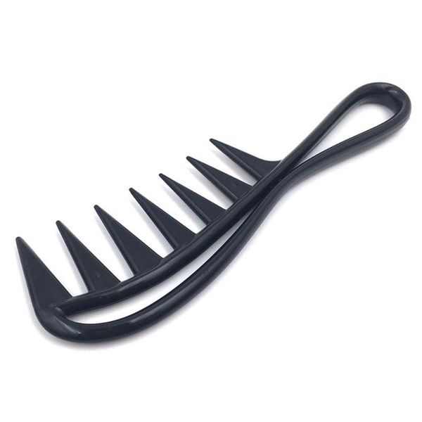 wide tooth shark plastic hair comb detangler curly hair salon hairdressing comb massage for hair styling tool bbypel lipper, Silver
wide tooth shark plastic hair comb detangler curly hair salon hairdressing comb massage for hair styling tool bbypel lipper, Silver
