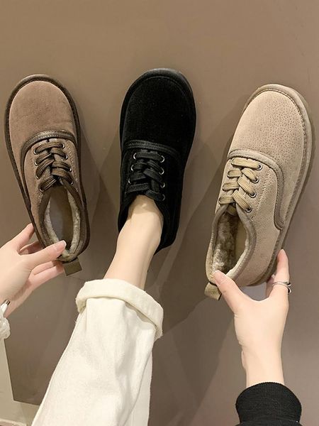 woman flat boots boots-women female shoes winter footwear australia lace up round toe low ankle rubber 2021 ladies snow lolita, Black
woman flat boots boots-women female shoes winter footwear australia lace up round toe low ankle rubber 2021 ladies snow lolita, Black