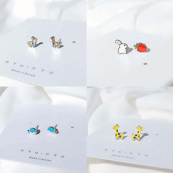 stud small animal giraffe silver color earrings for girls fashion jewelry gift women oorbellen, Golden;silver
stud small animal giraffe silver color earrings for girls fashion jewelry gift women oorbellen, Golden;silver