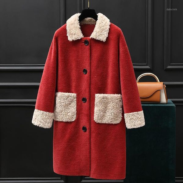 fur jacket soft warm 100%wool jackets for women2020 fashion korean coat female autumn sheep shearing coat mujeres abrigos zjt6971, Black
fur jacket soft warm 100%wool jackets for women2020 fashion korean coat female autumn sheep shearing coat mujeres abrigos zjt6971, Black
