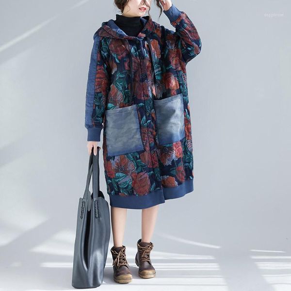 women's trench coats spring autumn women plus size fashion make old coat warm ethnic print hooded thicken for female outerwear1, Tan;black
women's trench coats spring autumn women plus size fashion make old coat warm ethnic print hooded thicken for female outerwear1, Tan;black