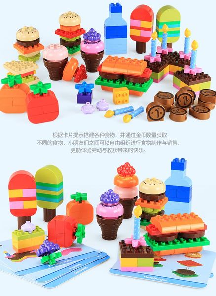 128pcs building blocks children's educational toys 3-5 years old girls big granule blocks delicious afternoon tea creative toys gift 05
128pcs building blocks children's educational toys 3-5 years old girls big granule blocks delicious afternoon tea creative toys gift 05