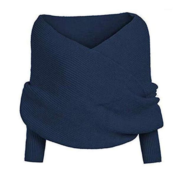 winter v neck off shoulder long sleeve knitted sweater warm pullover, White;black 
winter v neck off shoulder long sleeve knitted sweater warm pullover, White;black