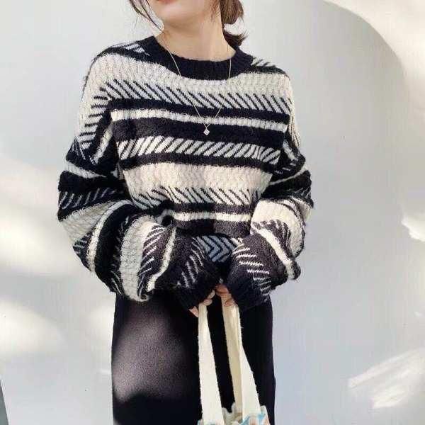 harajuku осень зимний свитер женщин вязаный свободный с длинным рукавом пуловер джемпер мягкий теплый тянуть femme o шеи корейский стиль y17, White;black
harajuku осень зимний свитер женщин вязаный свободный с длинным рукавом пуловер джемпер мягкий теплый тянуть femme o шеи корейский стиль y17, White;black
