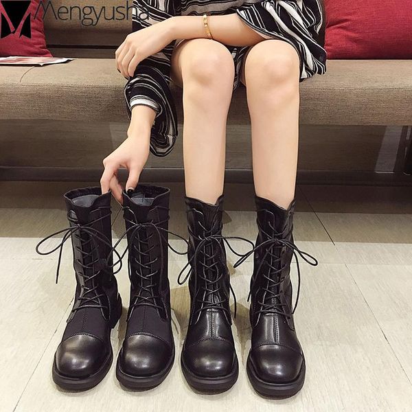 boots winter knight cross-tied creepers motorcycle botines sewing flats mid-calf bottes femme round toe women shoes woman 2021, Black
boots winter knight cross-tied creepers motorcycle botines sewing flats mid-calf bottes femme round toe women shoes woman 2021, Black