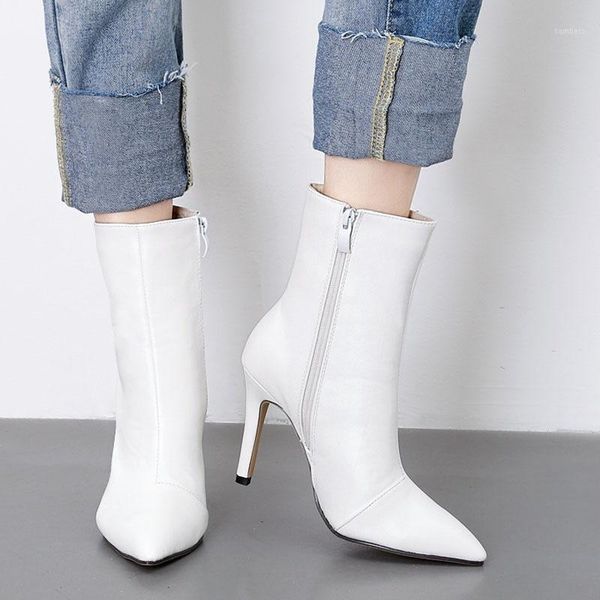 sondr fashion ankle boots high heels pointed toe women pumps fashion pu leather boots autumn 2020 woman shoes black white1
sondr fashion ankle boots high heels pointed toe women pumps fashion pu leather boots autumn 2020 woman shoes black white1