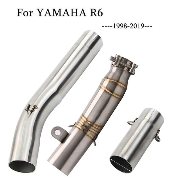 motorcycle exhaust mid pipe for yzfr6 r6 1998-2020 stainless steel titanium alloy link pipe
motorcycle exhaust mid pipe for yzfr6 r6 1998-2020 stainless steel titanium alloy link pipe