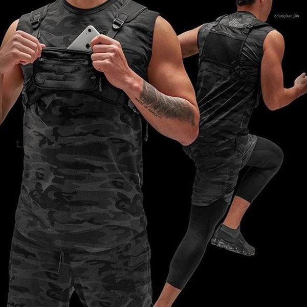 running pants men's sports fitness leggings compression outdoor activewear with pockets1, Black;blue