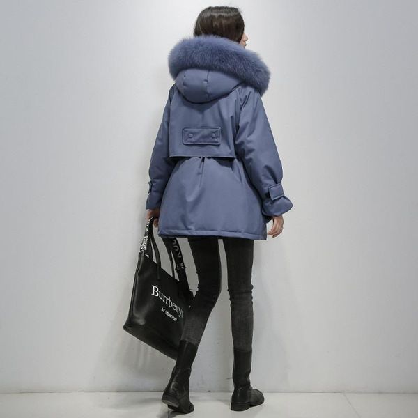 women's down & parkas 2021 winter women real natural fur collar hooded coat parka female thick warm white duck oversize jacket m119, Black
women's down & parkas 2021 winter women real natural fur collar hooded coat parka female thick warm white duck oversize jacket m119, Black