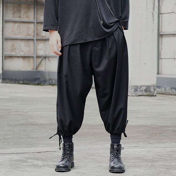 erkek pantolon ankle-length male pants streetwear gothic hip harem joggers sweatpants p06e, Black
erkek pantolon ankle-length male pants streetwear gothic hip harem joggers sweatpants p06e, Black
