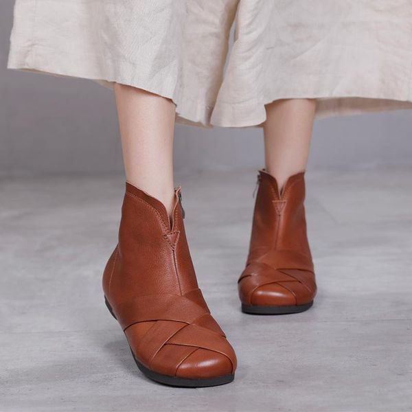 boots 2021autumn and winter retro round head ankle women's cowhide woven soft bottom leather casual single-layer, Black
boots 2021autumn and winter retro round head ankle women's cowhide woven soft bottom leather casual single-layer, Black