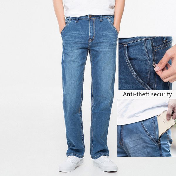 42 44 46 48 large size men's loose denim jeans autumn and winter brand clothing anti-theft zipper pocket jeans 201117, Blue
42 44 46 48 large size men's loose denim jeans autumn and winter brand clothing anti-theft zipper pocket jeans 201117, Blue
