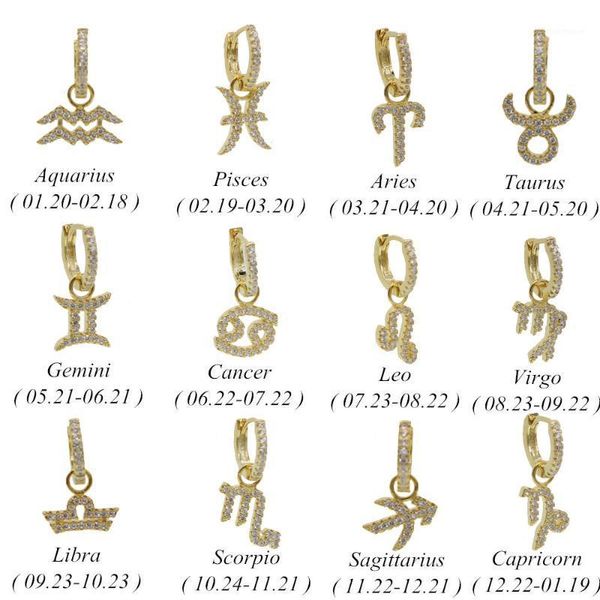 gold filled rainbow white cz constellations design jewelry 12 constellations zodiac charm earrings1, Silver
gold filled rainbow white cz constellations design jewelry 12 constellations zodiac charm earrings1, Silver