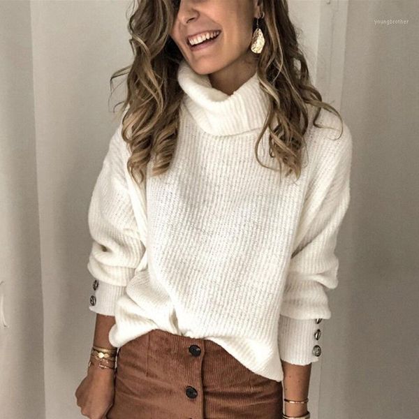 women's sweaters women knitted sleeve button autumn winter nice casual sweater female long pullover loose 1, White;black
women's sweaters women knitted sleeve button autumn winter nice casual sweater female long pullover loose 1, White;black
